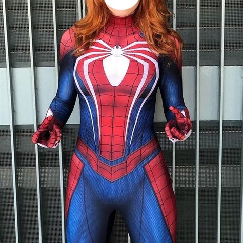 Female spiderman cosplay